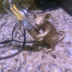 Resin mouse table, lamp or desk lamp