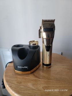 BaBylissPRO Gold Hair Clipper with Charging Stand