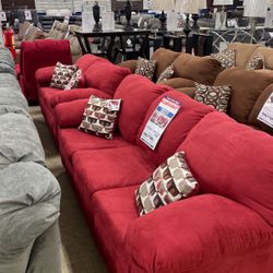 Red Couch Set (Long And Short) for Sale in Atlanta, GA - OfferUp