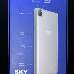 Sky Tablet 8” 32GB NEW Includes 1yr Data Plan $125