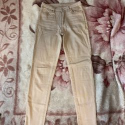 SHEIN Women's Beige Skinny Jeans Size S