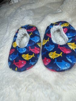 Baby shark slippers