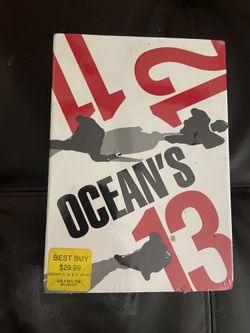 Oceans 11, 12, 13 DVD Box Set NEW