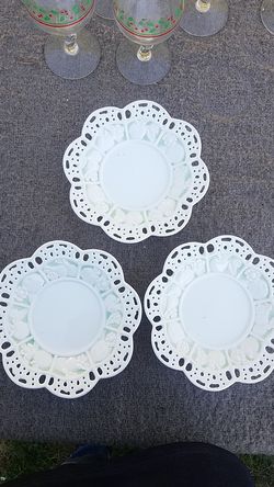 Street Avon China charger plates