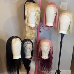 Human Hair Lace Wigs