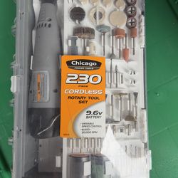 Chicago 230pc Cordless Rotary Tool Set