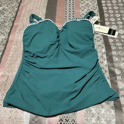 Gottex Ladies Swimwear Top Only Or Cute With Jeans 38E