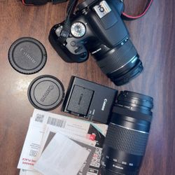 Canon Canon - EOS Rebel T7 DSLR Video Two Lens Kit