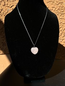 Rose Quartz Small Heart