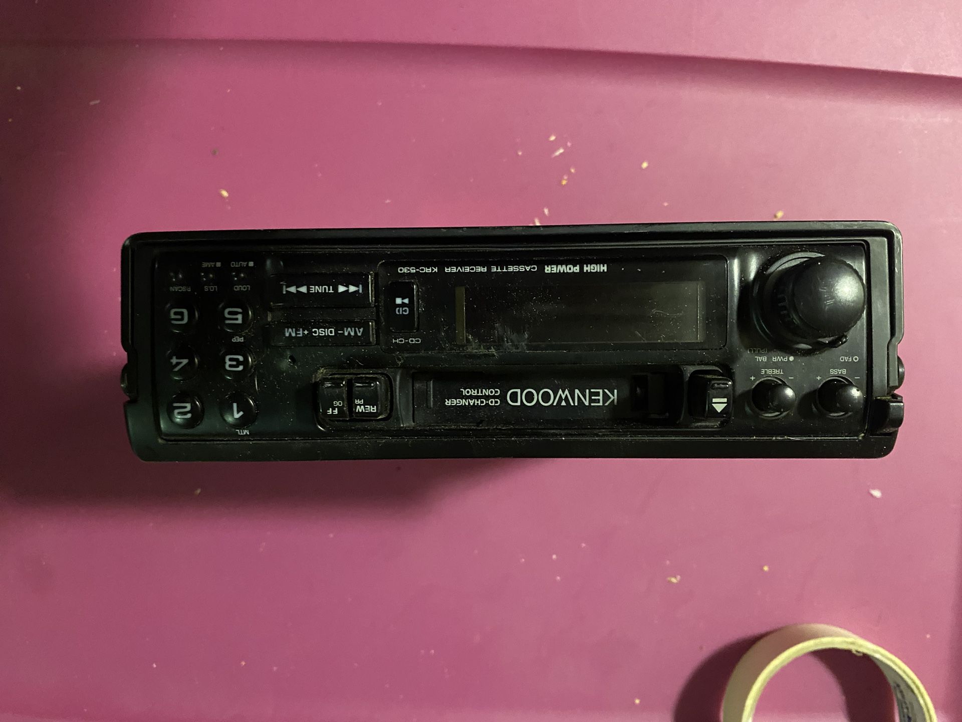Kenwood KRC 530 Cassette Pull Out