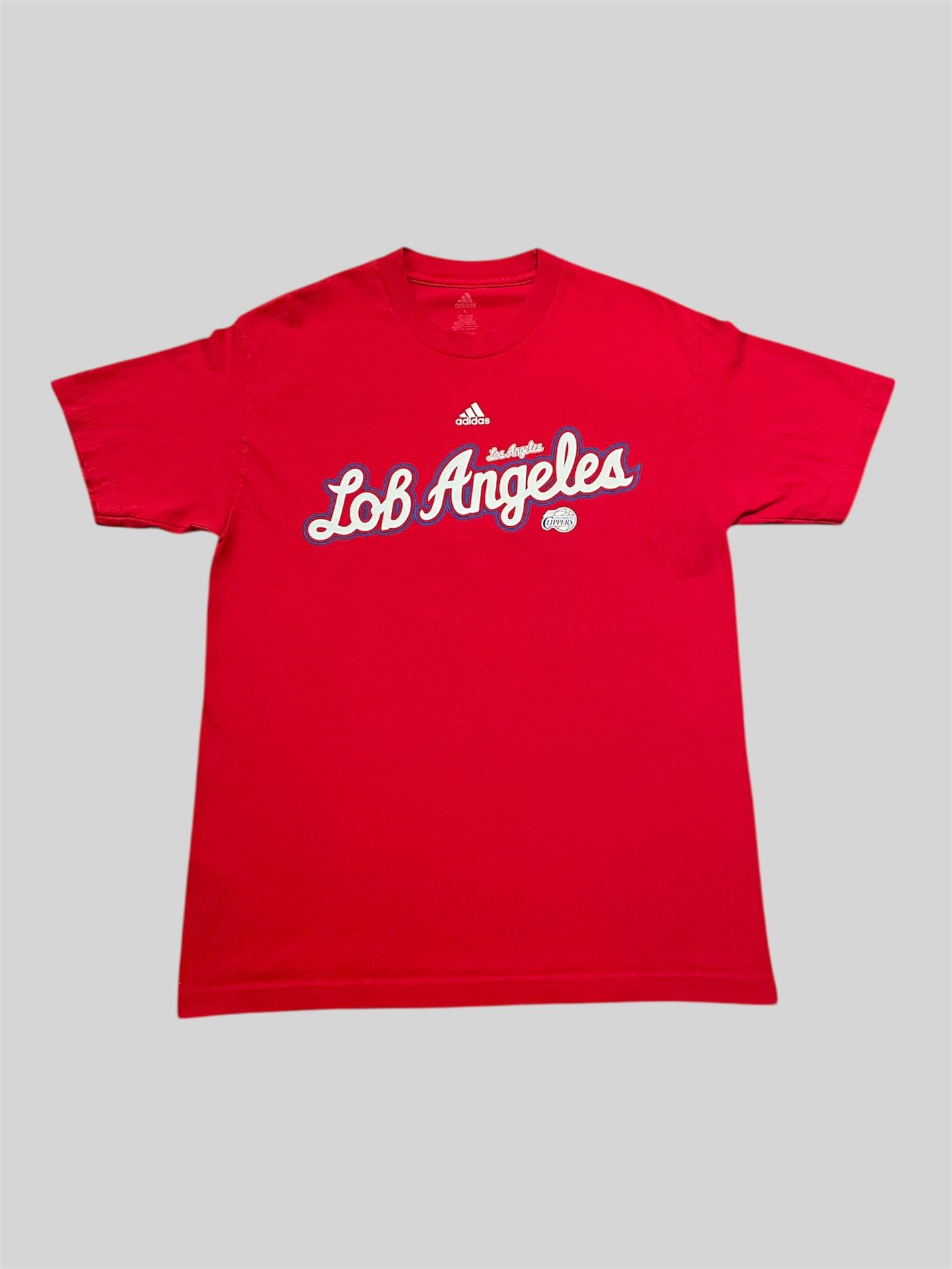 Los Angeles Clippers “Lob City” vintage adidas red T shirt Size Large
