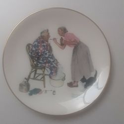 Vintage Set Of 4 Norman Rockwell 1978 Limited Edition Four Seasons Series- Gorham Fine China 
