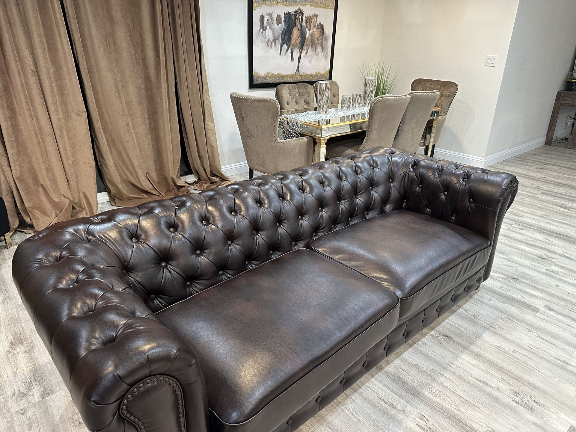 Leather Sofa 