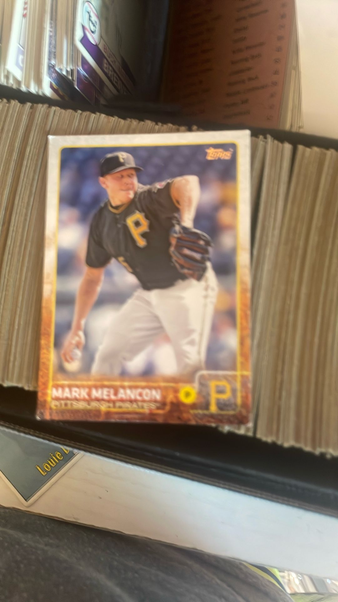 A Mark Malecon From The Pittsburgh Pirates