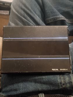 Recoil MA800.4i 4-Channel Car Audio Amplifier with Built-In Digital Signal Processor (DSP)