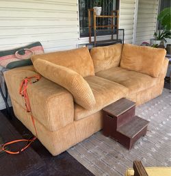 comfy corduroy couch