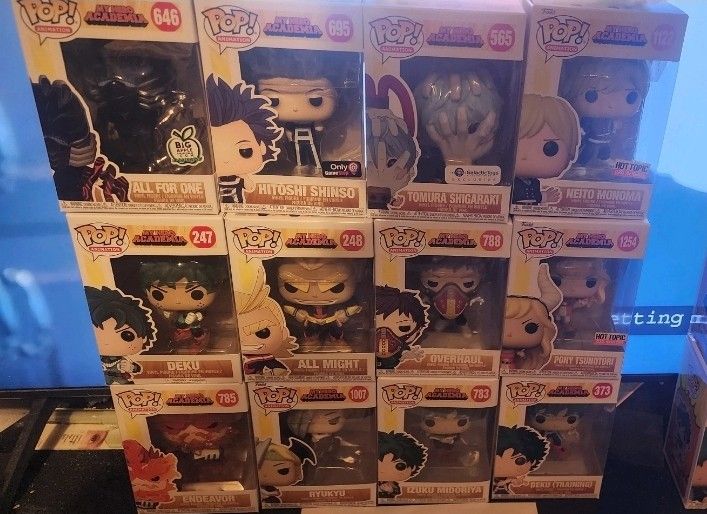 My Hero Academia Funko Pop Lot