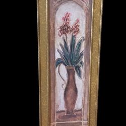 Floral Beautifully Framed, Art, Print, Flower, Tulip, Gold Framed Matted Wall Art