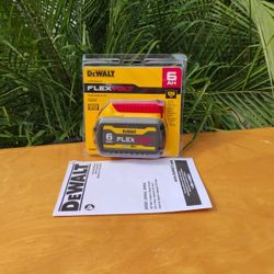DeWalt.  60 V 20 V. New  Flex volt.  Battery.  6.0 A H