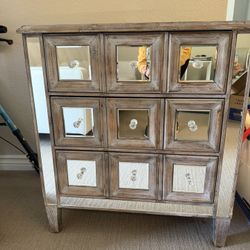 Mirrored Three Drawer Chest