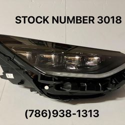 HYUNDAI SONATA HYBRID MATRIX GENUINE RH FULL LED HEADLIGHT. PASSENGER SIDE 2020-2023.