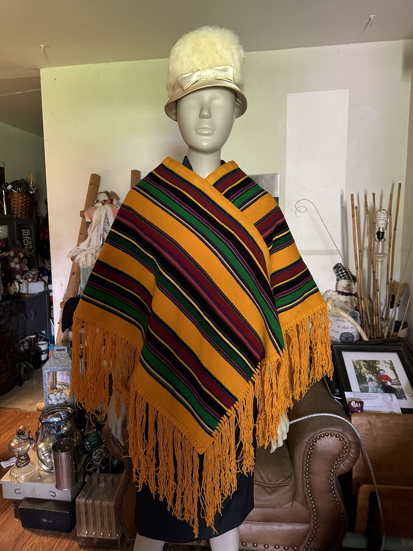 Beautiful, vintage poncho