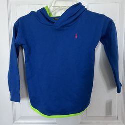 Ralph Lauren Sweatshirt Jacket Hoodie Blue Green Polo by Ralph Lauren Size 5