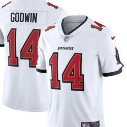Chris Godwin #14 Nike On-Field Tampa Buccaneers white jerseys stitched Letters & Numbers