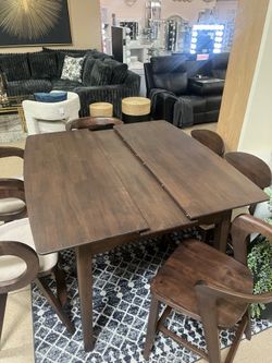 New Arrival !!! Stunning  Mid Century style  7 pc Counter Set!!