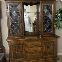 Oak Hutch