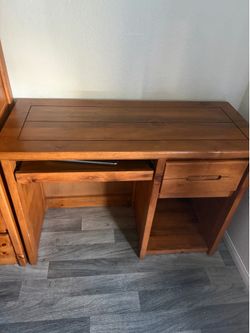 Desk pure wood whit chair