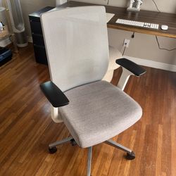 White Ergonomic Desk Chair