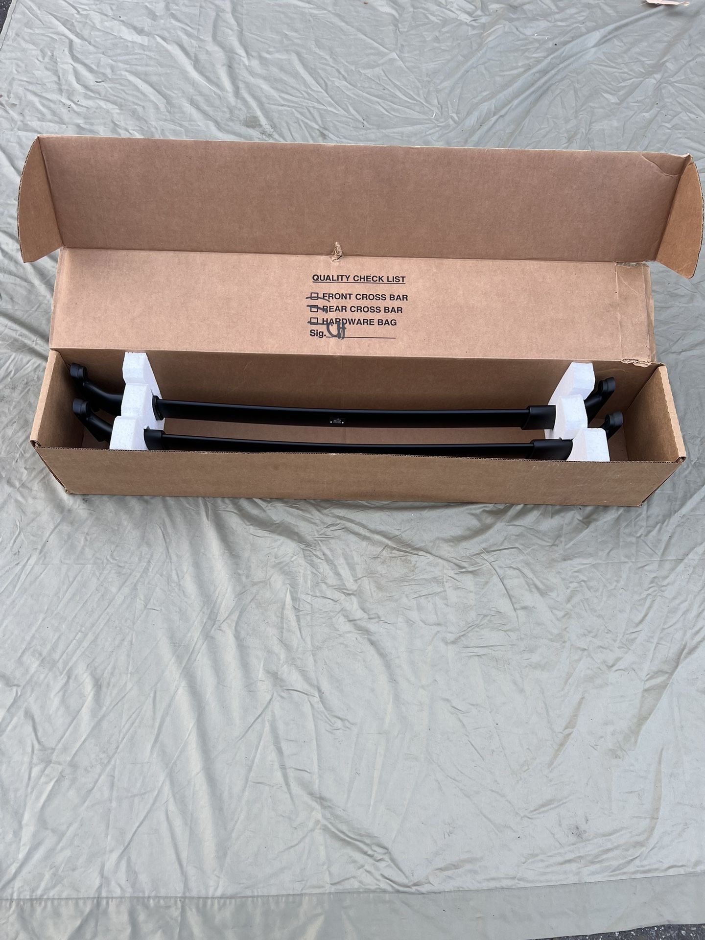 2013 2014 2015 2016 Mazda CX-5 Roof Rack in Silver with Black Cross Bars