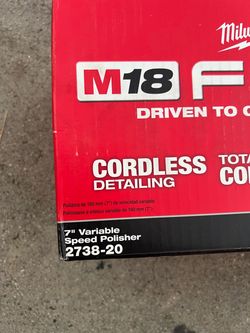 Milwaukee Cordless detailing polisher