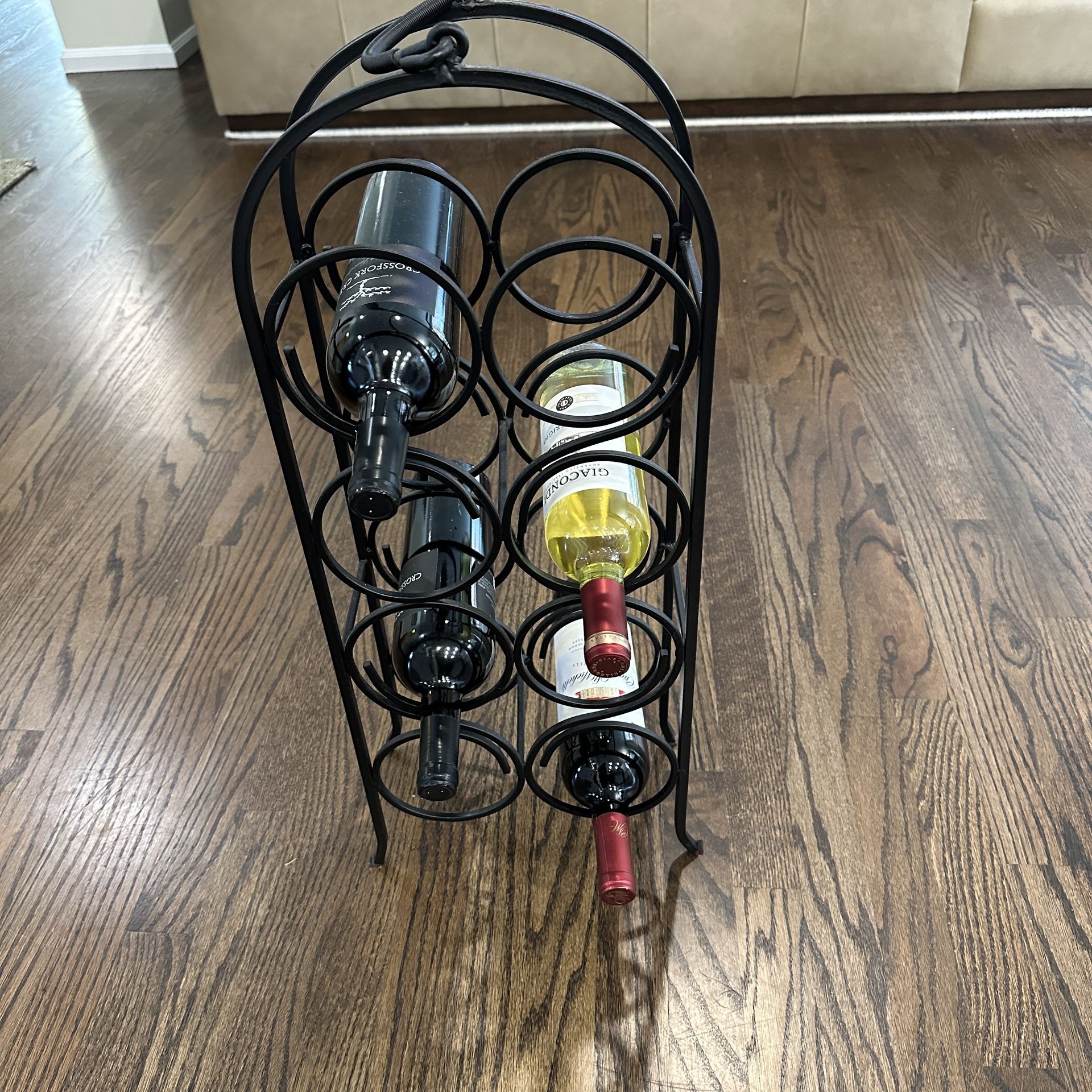 Wrought Iron Wine Rack Wine Arch 8 Countertop