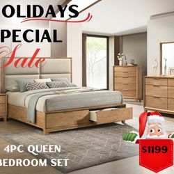 4 Pc Queen Bedroom Set 