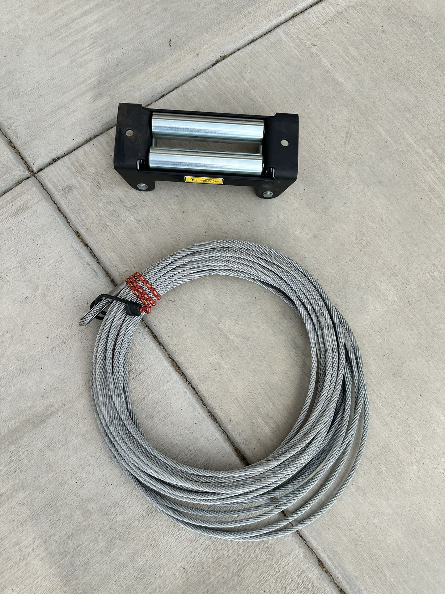 Winch Cable 3/8 100ft Long With Fairlead