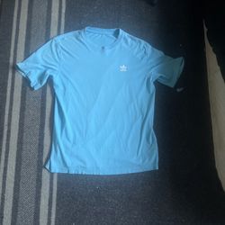 blue adidas shirt