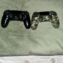 Two PS4 Controllers