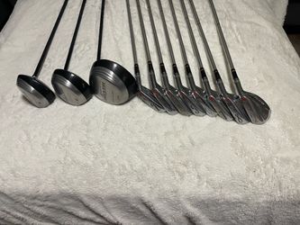 Full set Wilson Staff Dyna Power golf clubs Tour Craft Ti drivers