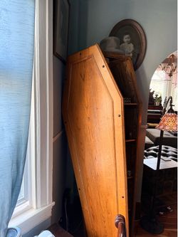One-of-a-Kind Coffin Display Cabinet