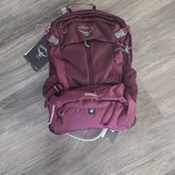 Osprey Hiking Backpack Rain Cover Hydration Bladder Pocket Sirrus 24 L