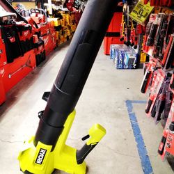 Ryoby one + Cordless Battery Powered Leaf blower Tool-Only