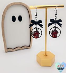 Haunted House Earrings 👻