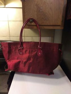 Super cute red tote bag