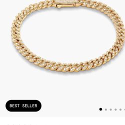 Iced Out Gold Bracelet