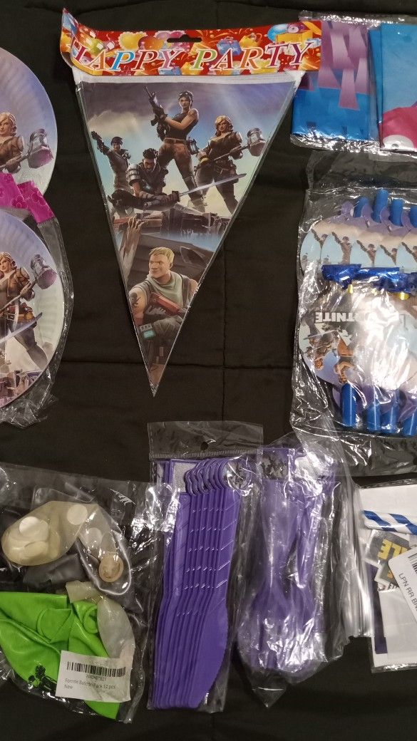 Birthday Party Decorations (Fortnite)