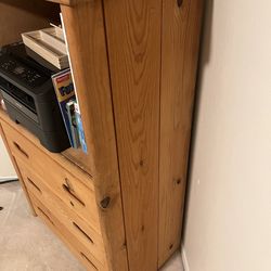 FREE 2 wooden dressers and 1 desk with hutch