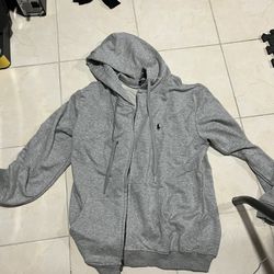 Polo Zip Hoodie Size Small
