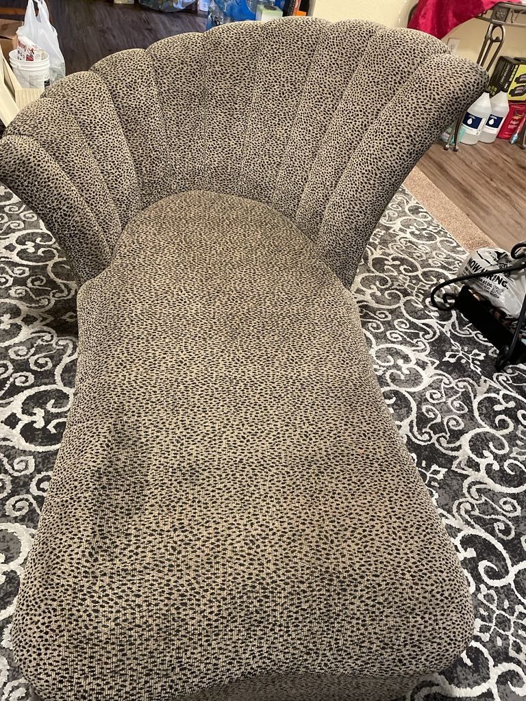 Cheetah Print Vintage Sofa 